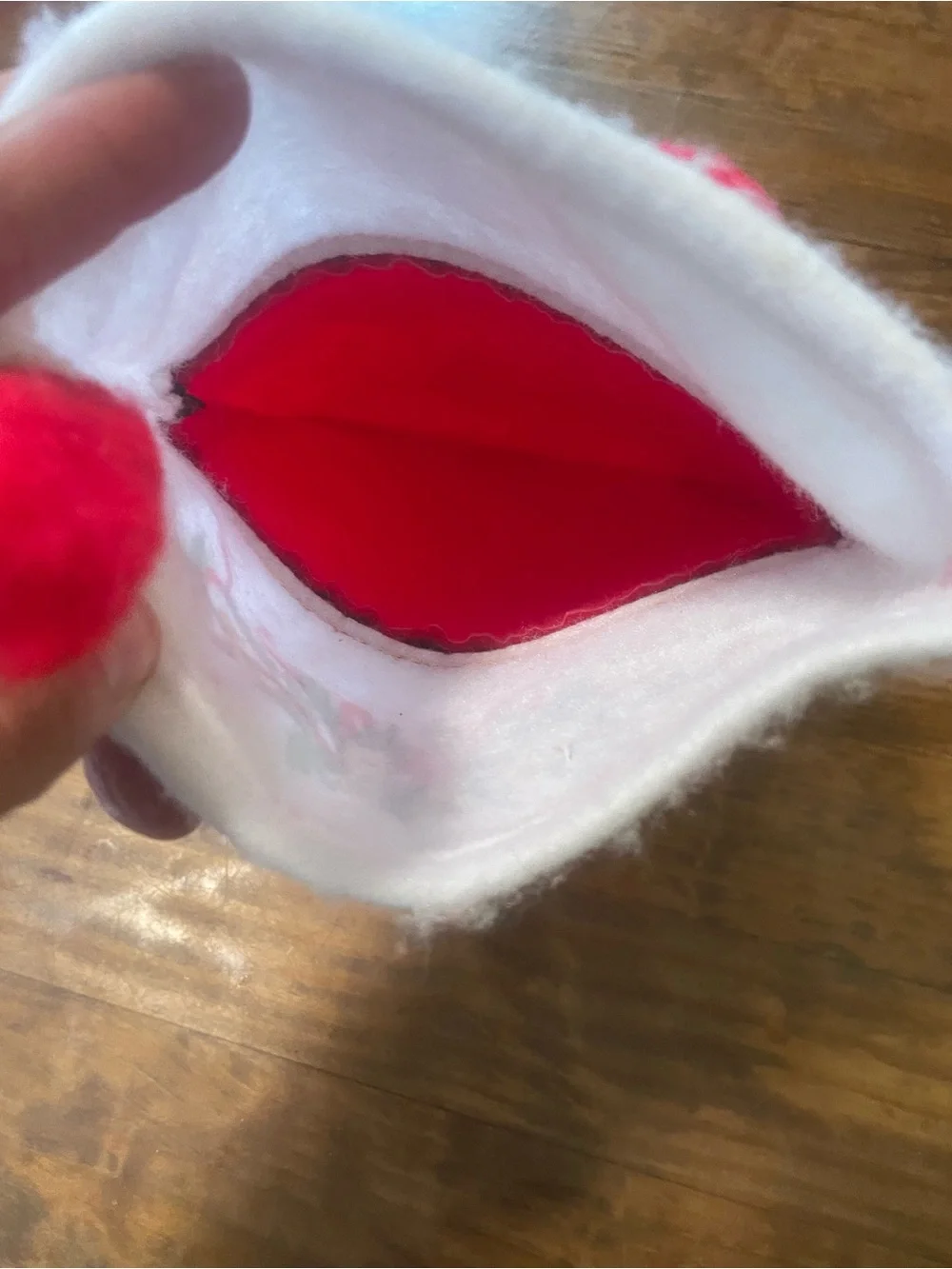 Vintage Christmas Felt Stocking Retro Holiday Home Decor